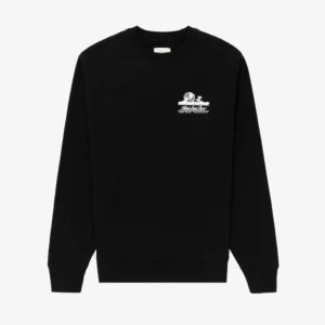 Unisphere Crewneck Black Sweatshirt