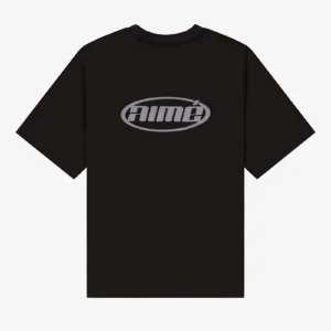 ALD - New Balance Black Logo Black Tee