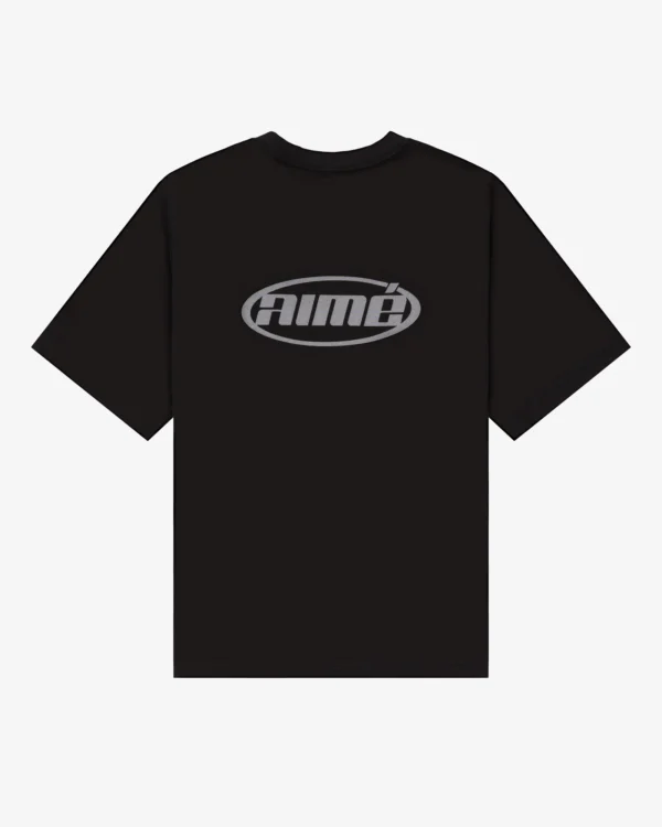 ALD - New Balance Black Logo Black Tee