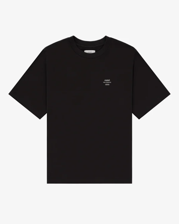 ALD - New Balance Black Logo Black Tee