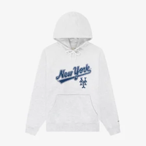 ALD - New York Mets Logo White Hoodie