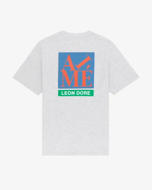 Block Logo Grey Tee