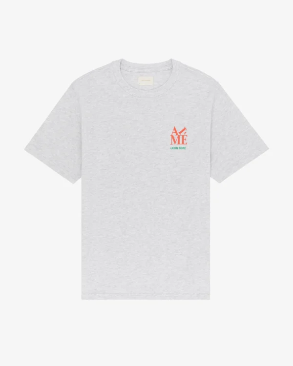 Block Logo Grey Tee