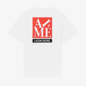 Block Logo White Tee