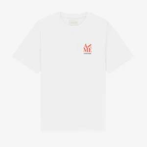 Block Logo White Tee