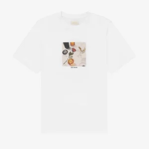 Dinner Scene White Tee