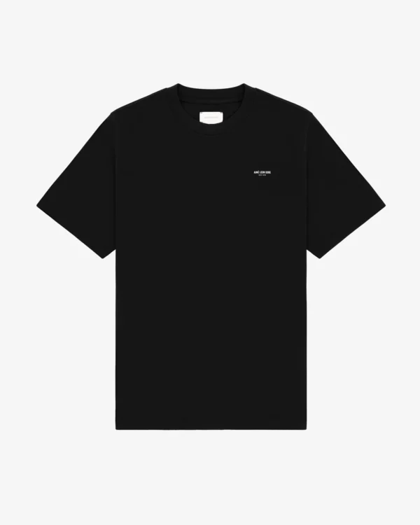 Micro Logo Black Tee