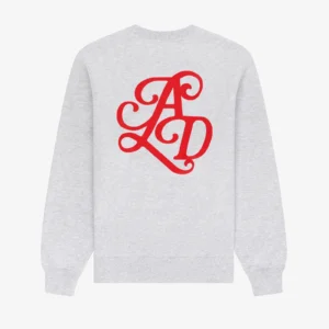 Monogram Crewneck Grey Sweatshirt