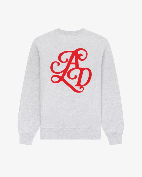 Monogram Crewneck Grey Sweatshirt