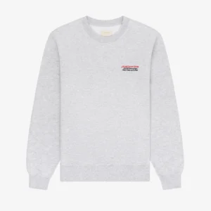 Monogram Crewneck Grey Sweatshirt