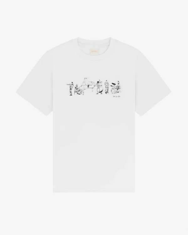 Musician Graphic White Tee