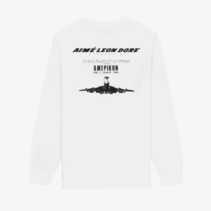 Transatlantic Long-Sleeve White Tee