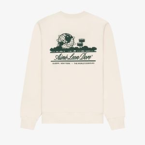 ALD Unisphere Cream Crewneck Sweatshirt
