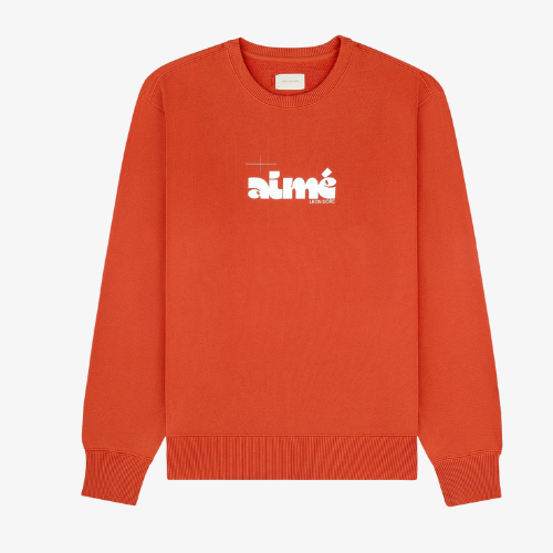 Drafting Logo Crewneck Sweatshirt Burnt ochre Drafting Logo Crewneck Sweatshirt Burnt ochre