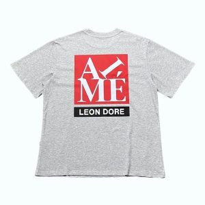 Aime Leon Dore Block Logo Tee Gray