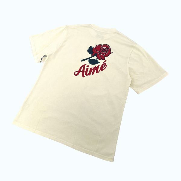 Aime Leon Dore Rose Graphic Tee Cream Aime Leon Dore Rose Graphic Tee Cream